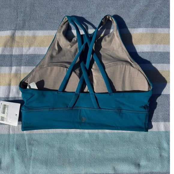*NWT, Lululemon, Women, Energy High Neck Bra with Zip, Sz 8, B-D Cups - Picture 4 of 10
